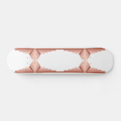 Deko-Elemente in Rose Skateboard (Horizontal)