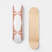 Deko-Elemente in Rose Skateboard (Vorderseite)