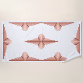 Deko-Elemente in Rose Strandtuch (Vorderseite)