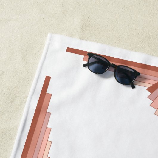 Deko-Elemente in Rose Strandtuch (Beispiel)