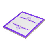 Deko-Elemente in tiefen und hellen Purpurfarben Fliese (Seite)