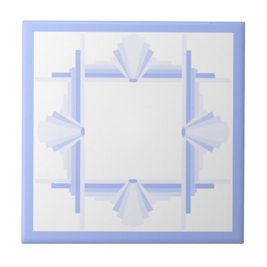 Deko-Elemente in Weich-Maisblütenblau Fliese (Vorderseite)