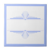 Deko-Elemente in Weich-Maisblütenblau Fliese (Vorderseite)