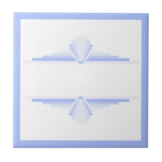 Deko-Elemente in Weich-Maisblütenblau Fliese (Vorderseite)