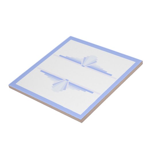 Deko-Elemente in Weich-Maisblütenblau Fliese (Seite)