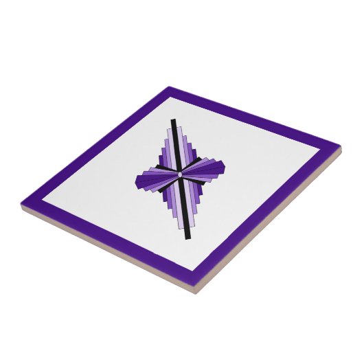 Deko-Elemente lila Fliese (Seite)