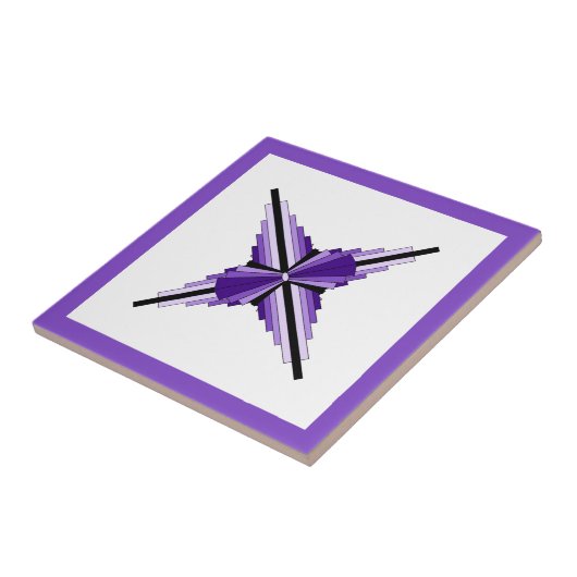 Deko-Elemente lila Fliese (Seite)