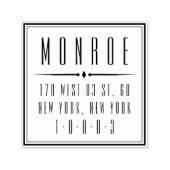 Deko Empire Rücksendeadresse Briefmarke Permastempel (Design)