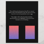 Deko Engel Flyer (Hinten)