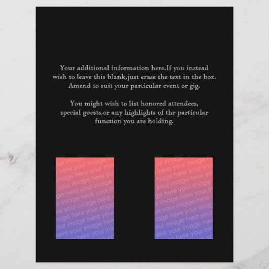 Deko Engel Flyer (Hinten)