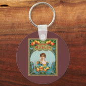 Deko Fabric Label Art Royal Muslin Schlüsselanhänger (Vorderseite)