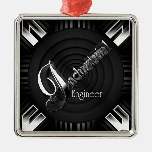 Deko Flare, Ingenieur der Industrie Ornament Aus Metall (Vorne)