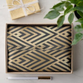 Deko-Fliesenmuster aus Gold Seidenpapier (Geschenk)