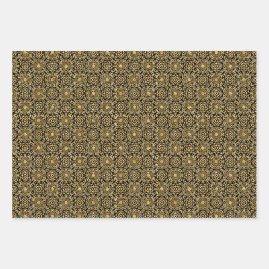 Deko-Fliesenmuster Geschenkpapier Set (Vorderseite)