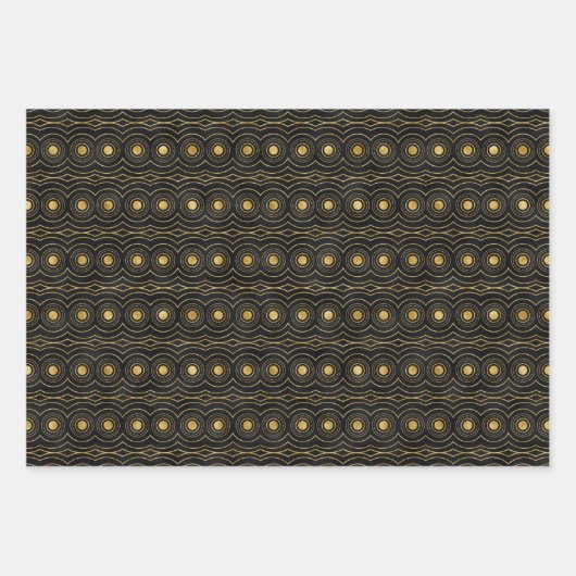 Deko-Fliesenmuster  Geschenkpapier Set (Vorderseite 2)