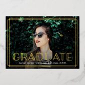 Deko Foil Overlay | Ankündigung von Foto Abschluss (Vorderseite)