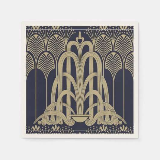 Deko Fountain Serviette (Vorderseite)