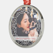 Deko Frame Foto Ornament Aus Metall (Links)