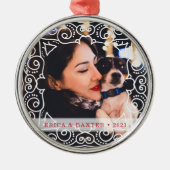 Deko Frame Foto Ornament Aus Metall (Vorne)