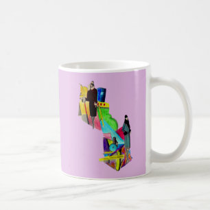 Deko-Frauen der 1930er Jahre drucken Kaffeetasse