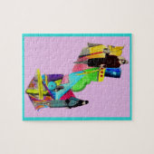 Deko-Frauen in den 1930er Jahren drucken etwas Ext Puzzle (Horizontal)