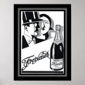Deko Freixenet" Champagne Ad Poster aus den 1920er (Vorne)