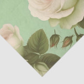 Deko für grün und weiß-italienische Blume / Seidenpapier (Detail)