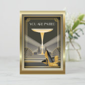 Deko Gala-Veranstaltung 3 - Einladung (Stehend Vorderseite)