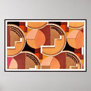 Deko geometrisch in den Orangen