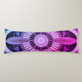 Deko Golden-Magenta Dash Seitenschläferkissen (Vorderseite)