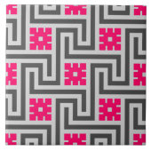 Deko-griechischer Schlüssel-, Graues/Graues und Fliese (Vorderseite)