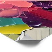 Deko Groovy Oil Painting Wedding Willkommen (Ecke)