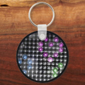 DEKO-HERART-Runde Schlüsselanhänger (Vorderseite)