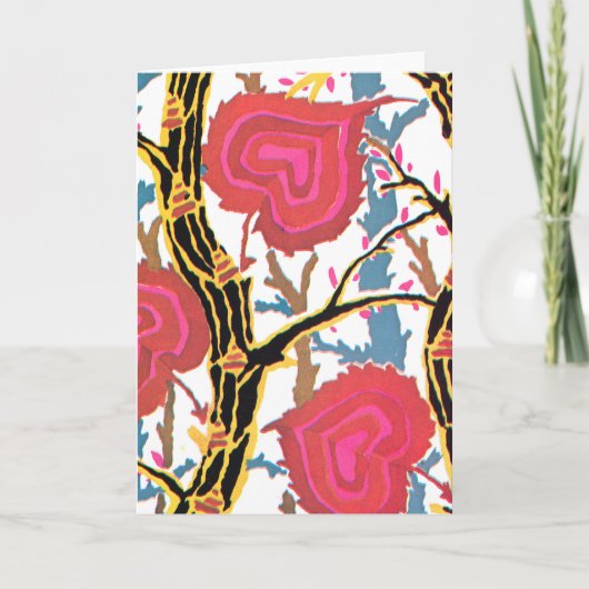 Deko-Herzen Karte (Vorderseite)