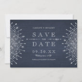 Deko-Hochzeit der Silbernacht Save the Date (Vorderseite)