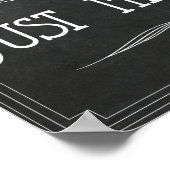 Deko Hochzeitsplakat für unverheiratete Kunst (Ecke)