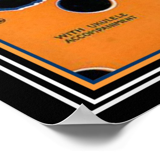 Deko "I Like You Best of All" Blatt Music Print (Ecke)