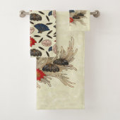 Deko im asiatischen Ozean Badhandtuch Set (Insitu)