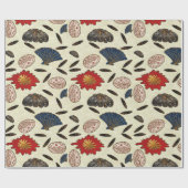 Deko im asiatischen Ozean Geschenkpapier (Flach)