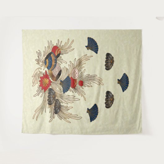 Deko im asiatischen Ozean Wandteppich (Vorderseite (Horizontal))