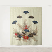 Deko im asiatischen Ozean Wandteppich (Vorderseite)