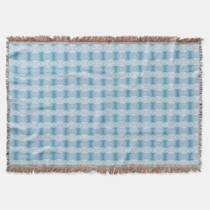 Deko-inspirierte Blaue Wurfdecke Decke
