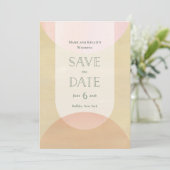 Deko-inspiriertes Save-the-Date Save The Date (Stehend Vorderseite)