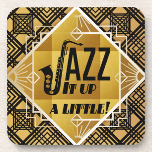 Deko Jazz Getränkeuntersetzer