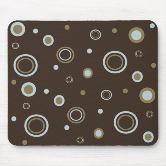 Deko-Kreise Mousepad (Vorne)