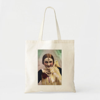 Deko Lady Spaß, kokett, bunt Tragetasche