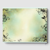 Deko Leaf Wedding Gästebuch des verzauberten Abend (Rückseite)