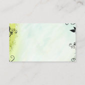 Deko Leaf Wedding, verzauberter Abend Begleitkarte (Rückseite)