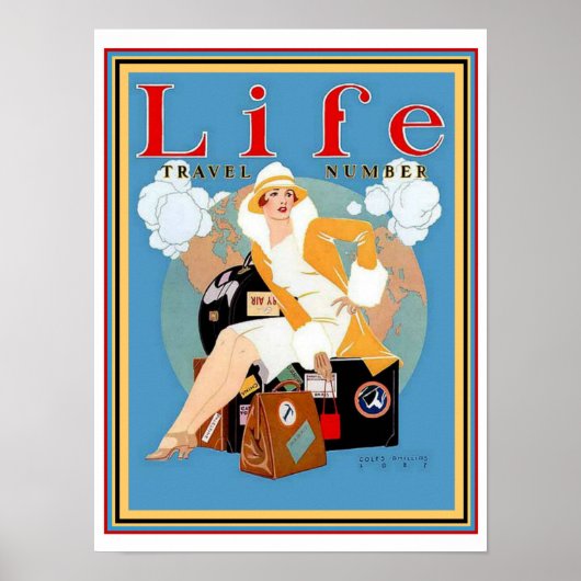 Deko Life Travel Cover - Coles Phillips 12 x 16 (Vorne)