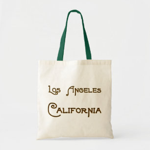 Deko-Logo-Leinwand-Tasche Los Angeles Kalifornien Tragetasche